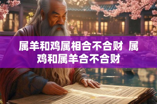 属羊和鸡属相合不合财  属鸡和属羊合不合财