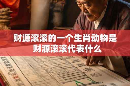 财源滚滚的一个生肖动物是  财源滚滚代表什么
