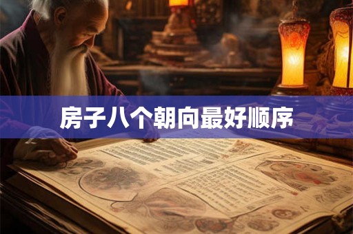 房子八个朝向最好顺序