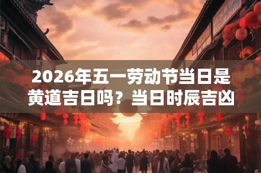 2026年五一劳动节当日是黄道吉日吗？当日时辰吉凶查询