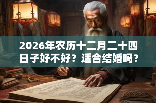2026年农历十二月二十四日子好不好？适合结婚吗？