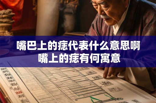 嘴巴上的痣代表什么意思啊 嘴上的痣有何寓意