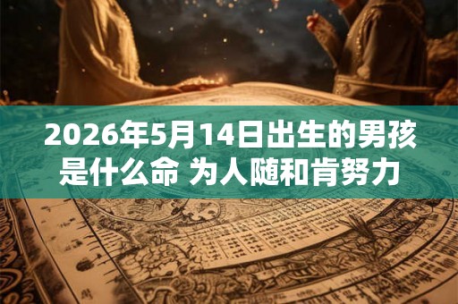 2026年5月14日出生的男孩是什么命 为人随和肯努力