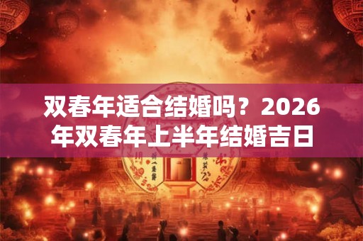 双春年适合结婚吗?2026年双春年上半年结婚吉日 双春年适合结婚吗?2026年双春年上半年结婚吉日