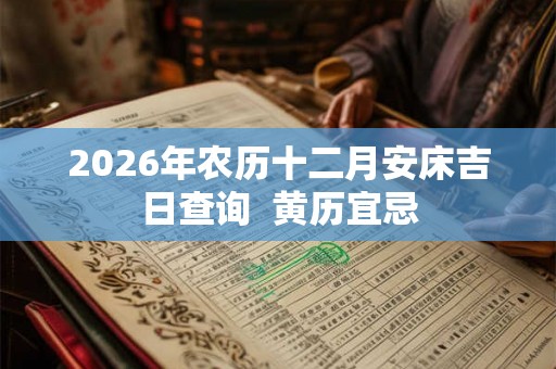 2026年农历十二月安床吉日查询 黄历宜忌 2026年农历十二月安床吉日查询 黄历宜忌