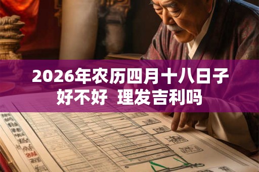 2026年农历四月十八日子好不好  理发吉利吗
