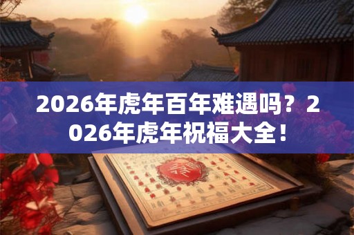 2026年虎年百年难遇吗?2026年虎年祝福大全! 2026年虎年百年难遇吗?2026年虎年祝福大全!