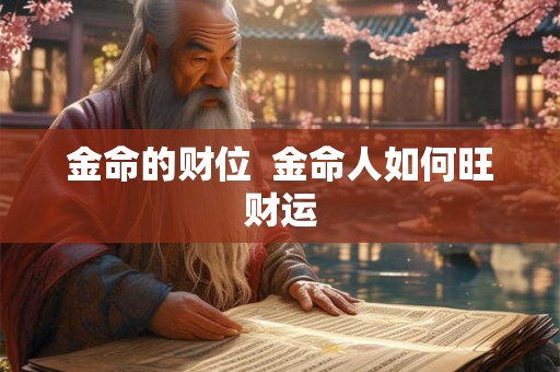 金命的财位  金命人如何旺财运