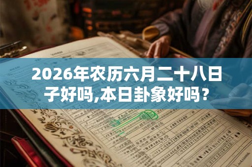 2026年农历六月二十八日子好吗,本日卦象好吗？
