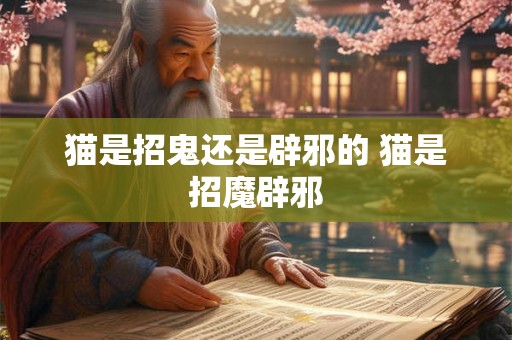 猫是招鬼还是辟邪的 猫是招魔辟邪