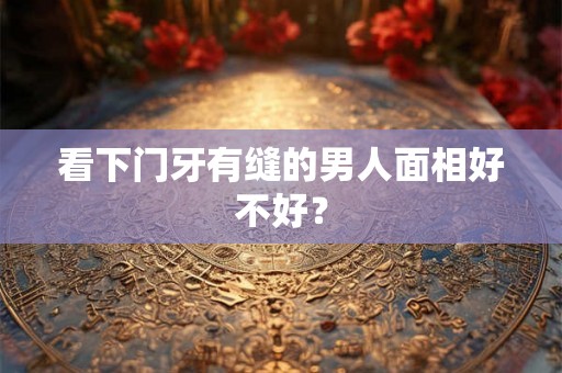 看下门牙有缝的男人面相好不好？