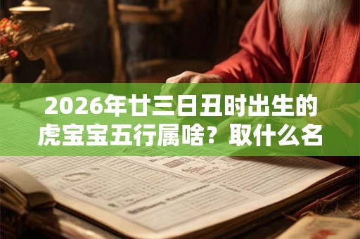 2026年廿三日丑时出生的虎宝宝五行属啥？取什么名字吉利