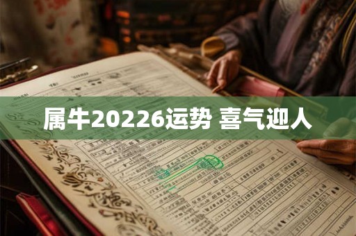 属牛20226运势 喜气迎人 属牛20226运势 喜气迎人
