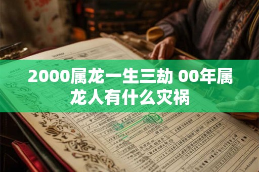 2000属龙一生三劫 00年属龙人有什么灾祸 2000属龙一生三劫 00年属龙人有什么灾祸