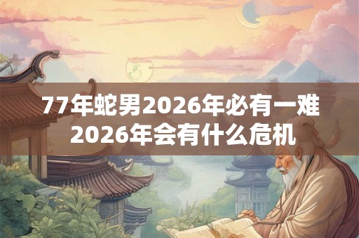 77年蛇男2026年必有一难 2026年会有什么危机 77年蛇男2026年必有一难 2026年会有什么危机