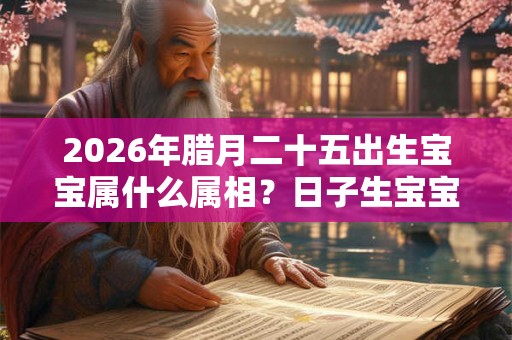 2026年腊月二十五出生宝宝属什么属相？日子生宝宝好吗？