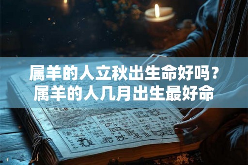 属羊的人立秋出生命好吗？属羊的人几月出生最好命