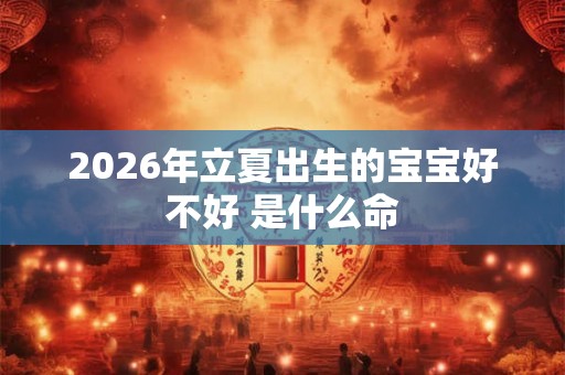 2026年立夏出生的宝宝好不好 是什么命 2026年立夏出生的宝宝好不好 是什么命