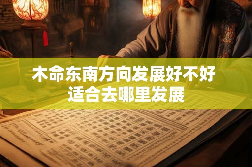 木命东南方向发展好不好 适合去哪里发展