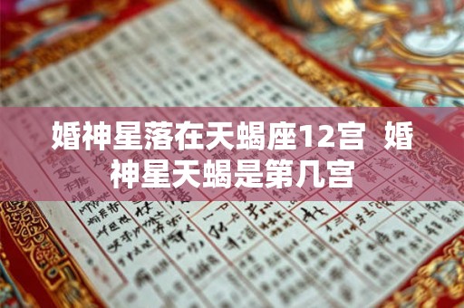 婚神星落在天蝎座12宫  婚神星天蝎是第几宫