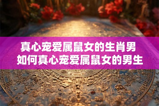 真心宠爱属鼠女的生肖男 如何真心宠爱属鼠女的男生肖