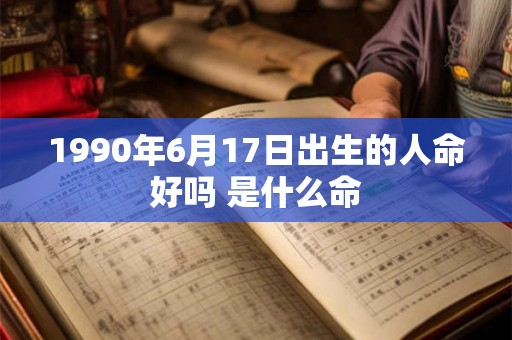 1990年6月17日出生的人命好吗 是什么命