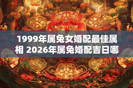 1999年属兔女婚配最佳属相 2026年属兔婚配吉日哪几天