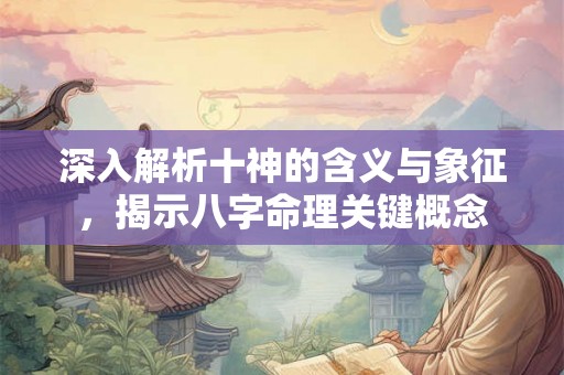 深入解析十神的含义与象征,揭示八字命理关键概念 深入解析十神的含义与象征,揭示八字命理关键概念