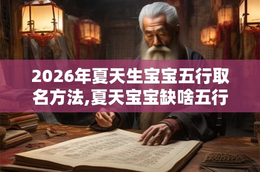 2026年夏天生宝宝五行取名方法,夏天宝宝缺啥五行？