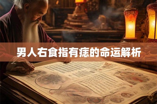 男人右食指有痣的命运解析