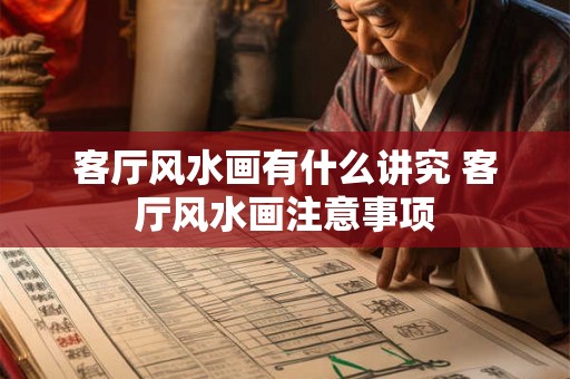 客厅风水画有什么讲究 客厅风水画注意事项
