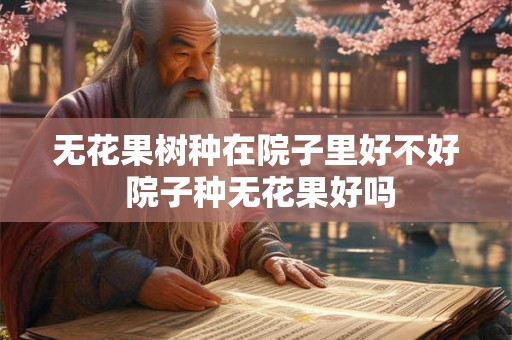 无花果树种在院子里好不好 院子种无花果好吗