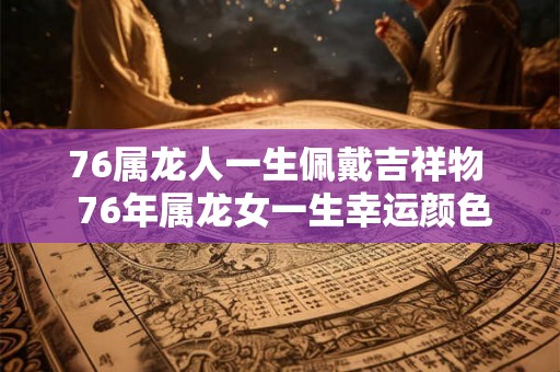 76属龙人一生佩戴吉祥物  76年属龙女一生幸运颜色