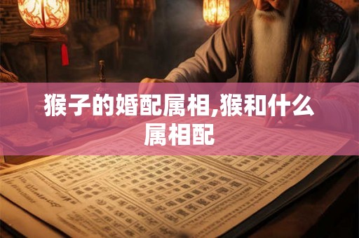 猴子的婚配属相,猴和什么属相配