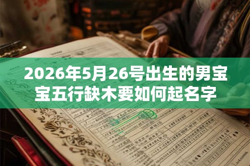 2026年5月26号出生的男宝宝五行缺木要如何起名字 2026年5月26号出生的男宝宝五行缺木要如何起名字