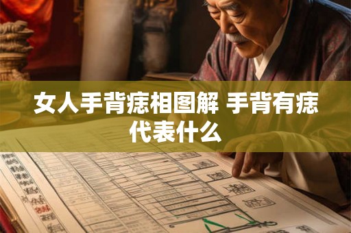 女人手背痣相图解 手背有痣代表什么