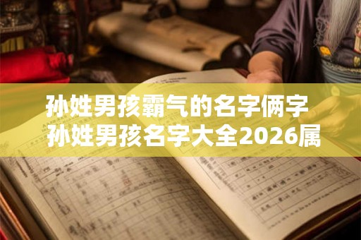 孙姓男孩霸气的名字俩字 孙姓男孩名字大全2026属虎 孙姓男孩霸气的名字俩字 孙姓男孩名字大全2026属虎