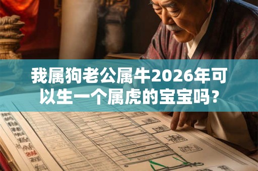 我属狗老公属牛2026年可以生一个属虎的宝宝吗？