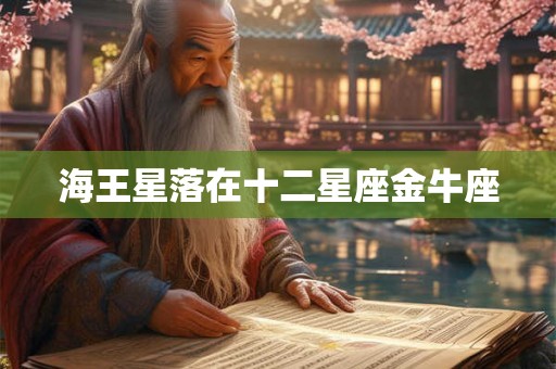 海王星落在十二星座金牛座