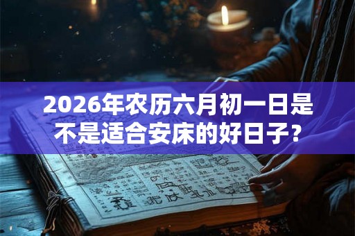 2026年农历六月初一日是不是适合安床的好日子？