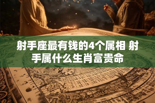 射手座最有钱的4个属相 射手属什么生肖富贵命 射手座最有钱的4个属相 射手属什么生肖富贵命