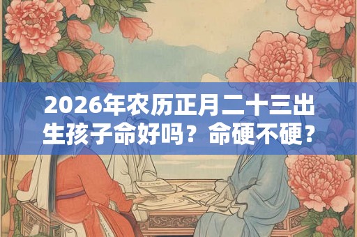 2026年农历正月二十三出生孩子命好吗？命硬不硬？