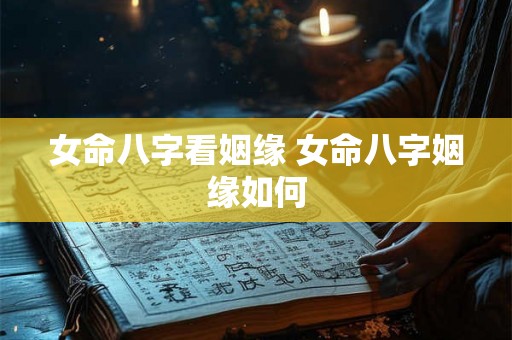 女命八字看姻缘 女命八字姻缘如何
