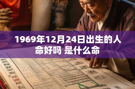 1969年12月24日出生的人命好吗 是什么命
