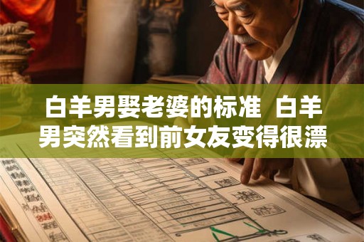 白羊男娶老婆的标准  白羊男突然看到前女友变得很漂亮