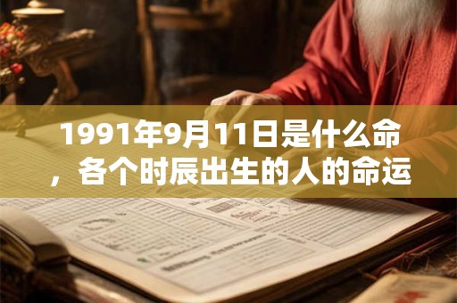 1991年9月11日是什么命，各个时辰出生的人的命运