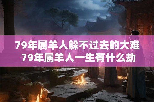 79年属羊人躲不过去的大难 79年属羊人一生有什么劫