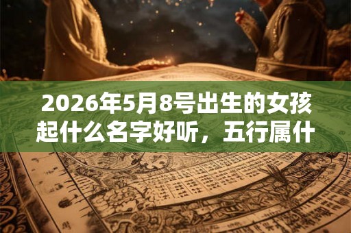 2026年5月8号出生的女孩起什么名字好听，五行属什么