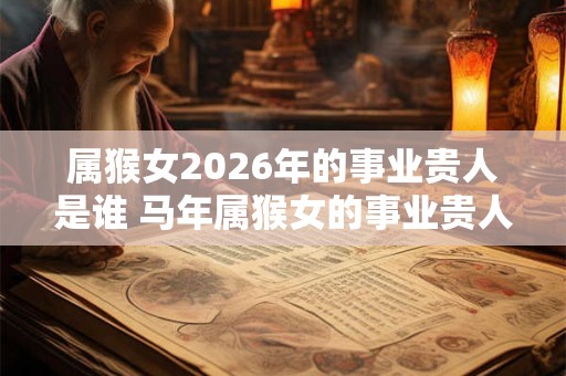 属猴女2026年的事业贵人是谁 马年属猴女的事业贵人