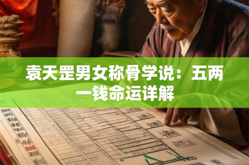 袁天罡男女称骨学说：五两一钱命运详解